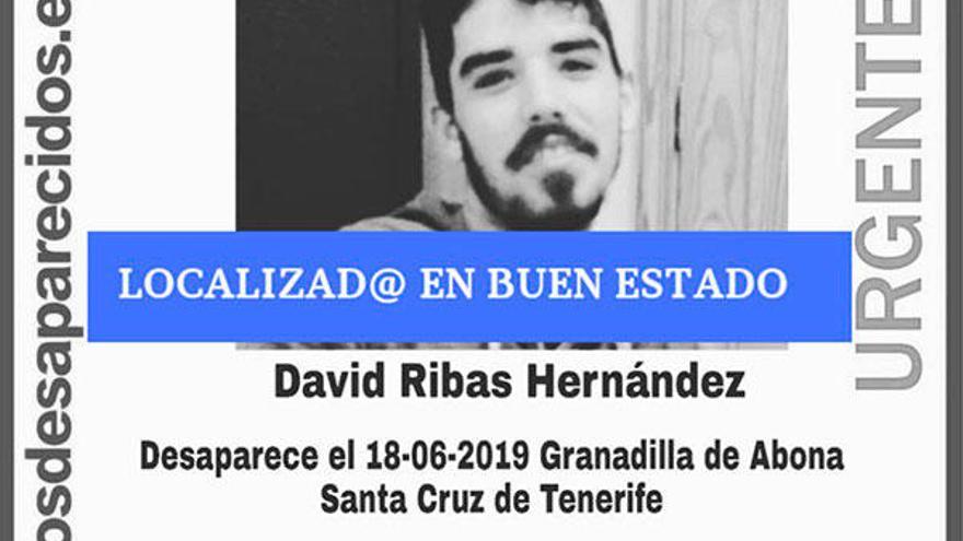 Aparece en buen estado el joven de 21 años desaparecido en Tenerife