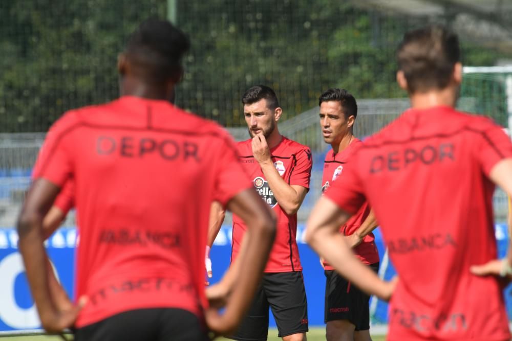 La plantilla deportivista ha tenido este viernes, 13 de julio de 2018, doble sesión de entrenamiento.