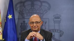 El exministro de Hacienda Cristóbal Montoro, impulsor de la amnistía fiscal del PP.