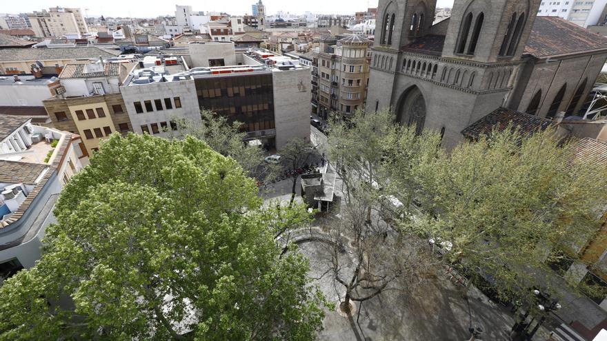 La reforma de la plaza San Pedro Nolasco acaba en el cajón dos años y medio después de anunciarse