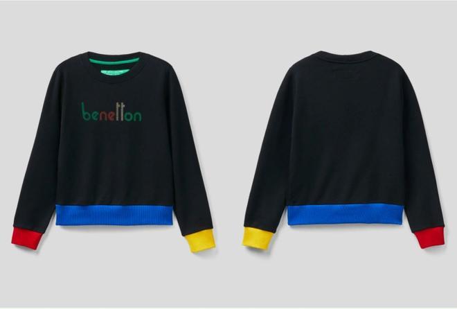 Outfit deportivo: sudadera Benetton