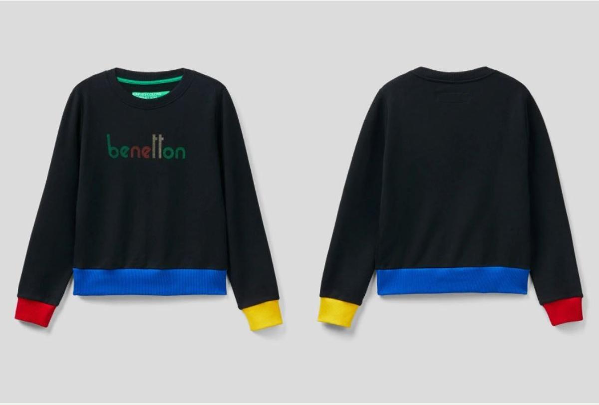 Outfit deportivo: sudadera Benetton