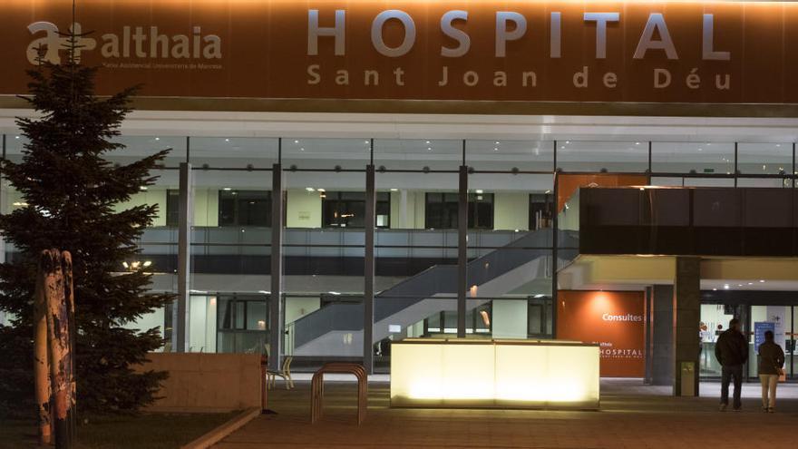 L&#039;Hospital Sant Joan de Déu de Manresa durant el toc de queda