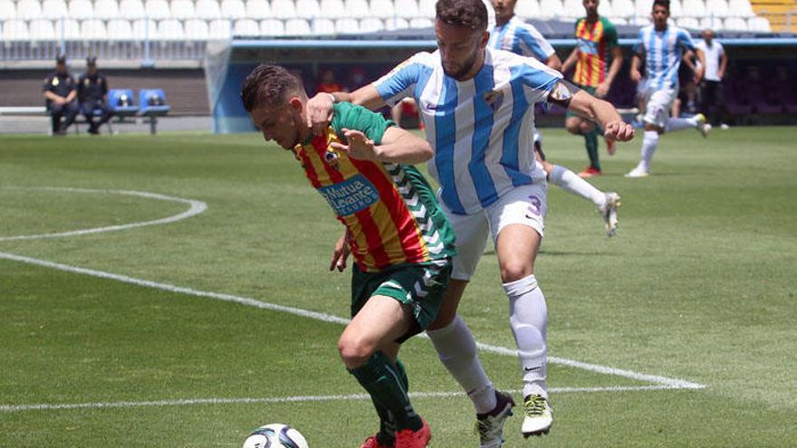 Alberto López ejerció de capitán en la derrota frente al Castellón.