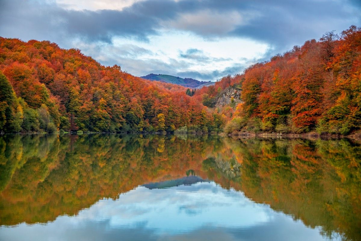 Un precioso lago en la Selva de Irati (Navarra)