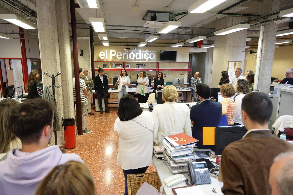 María Ortiz pren possessió com a directora general de Prensa Ibérica a Extremadura María Ortiz pren possessió com a directora general de Prensa Ibérica a Extremadura