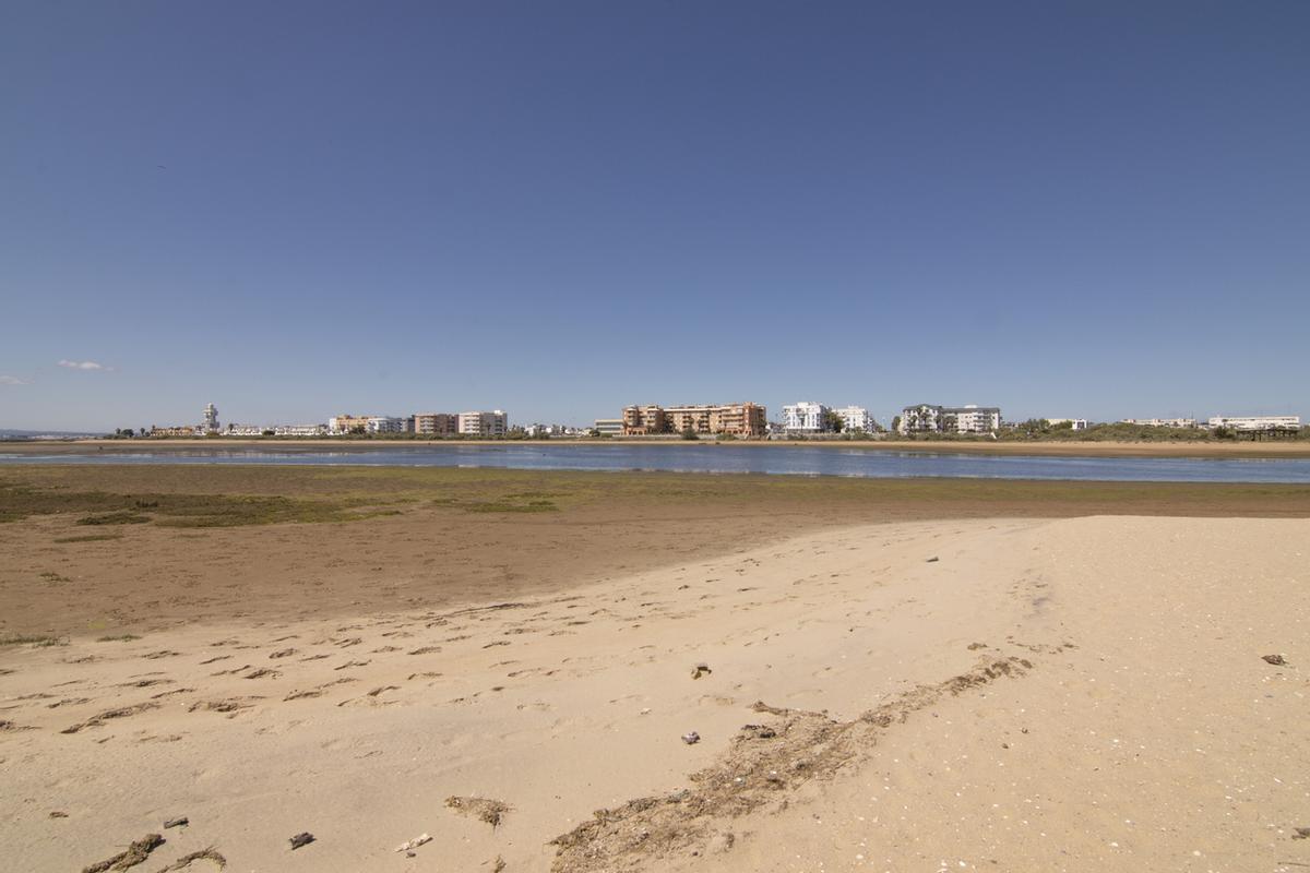 playa de Isla Cristina, Huelva, España