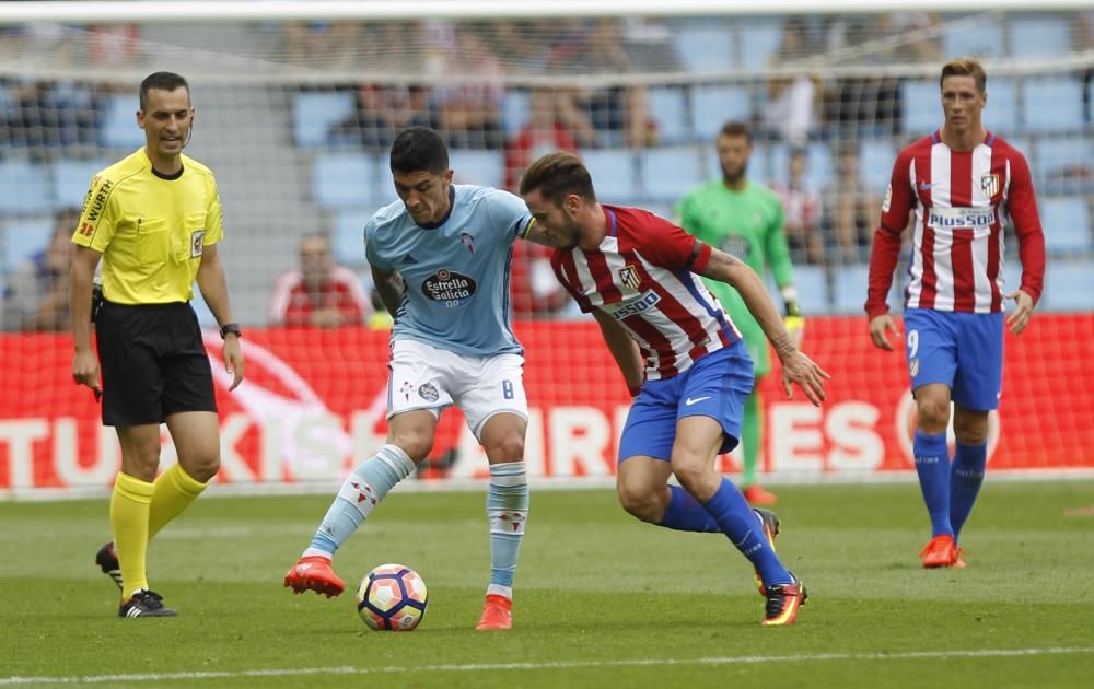 El Atlético de Madrid arrasó al Celta en una segunda parte para el olvido después de que los vigueses hubieses sido superiores durante los primeros cuarenta y cinco minutos