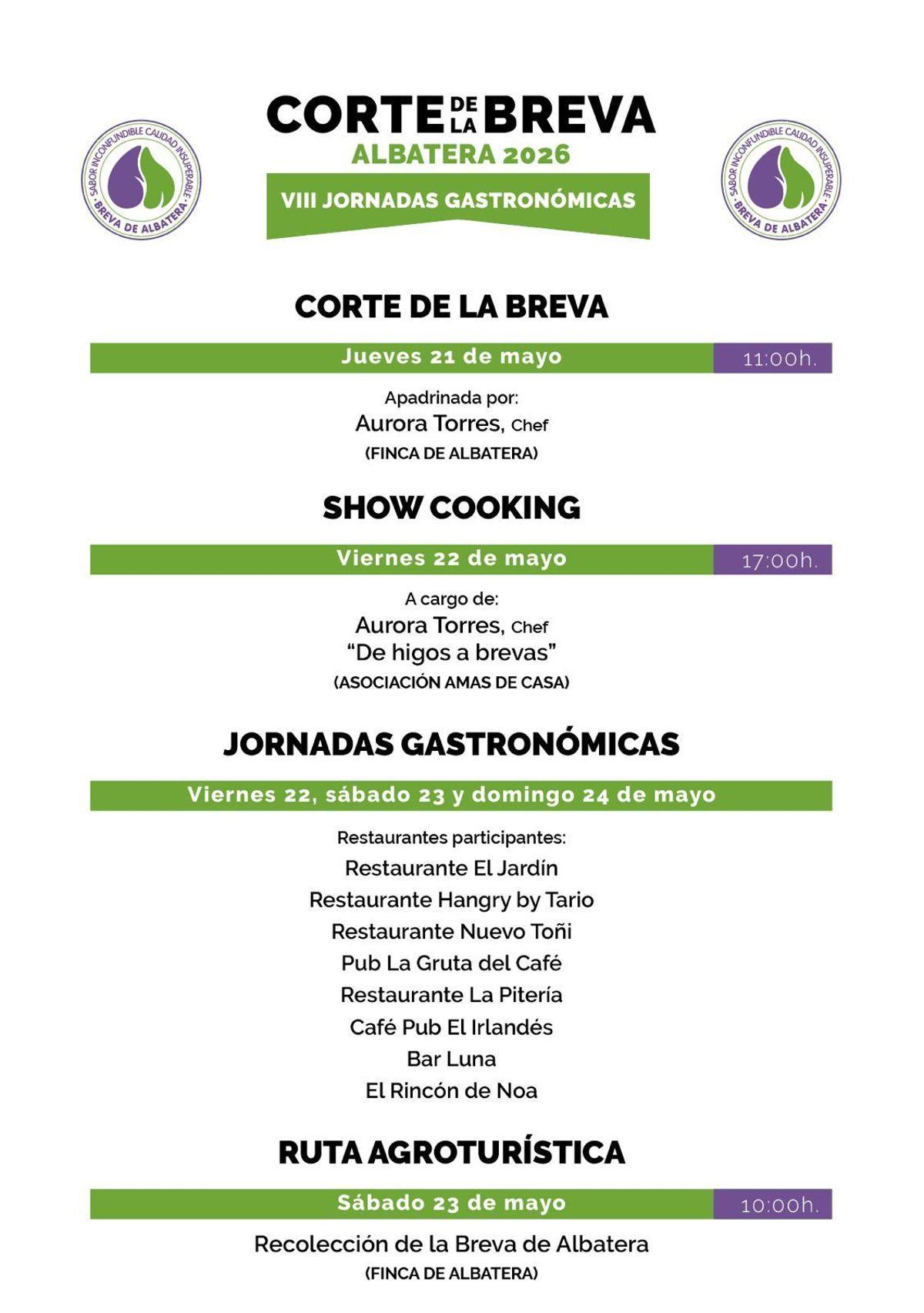 cartel corte de la breva 2026