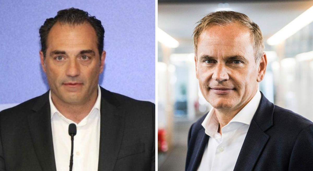 Antonio Filosa y Oliver Blume, CEOs de Stellantis y Volkswagen, respectivamente
