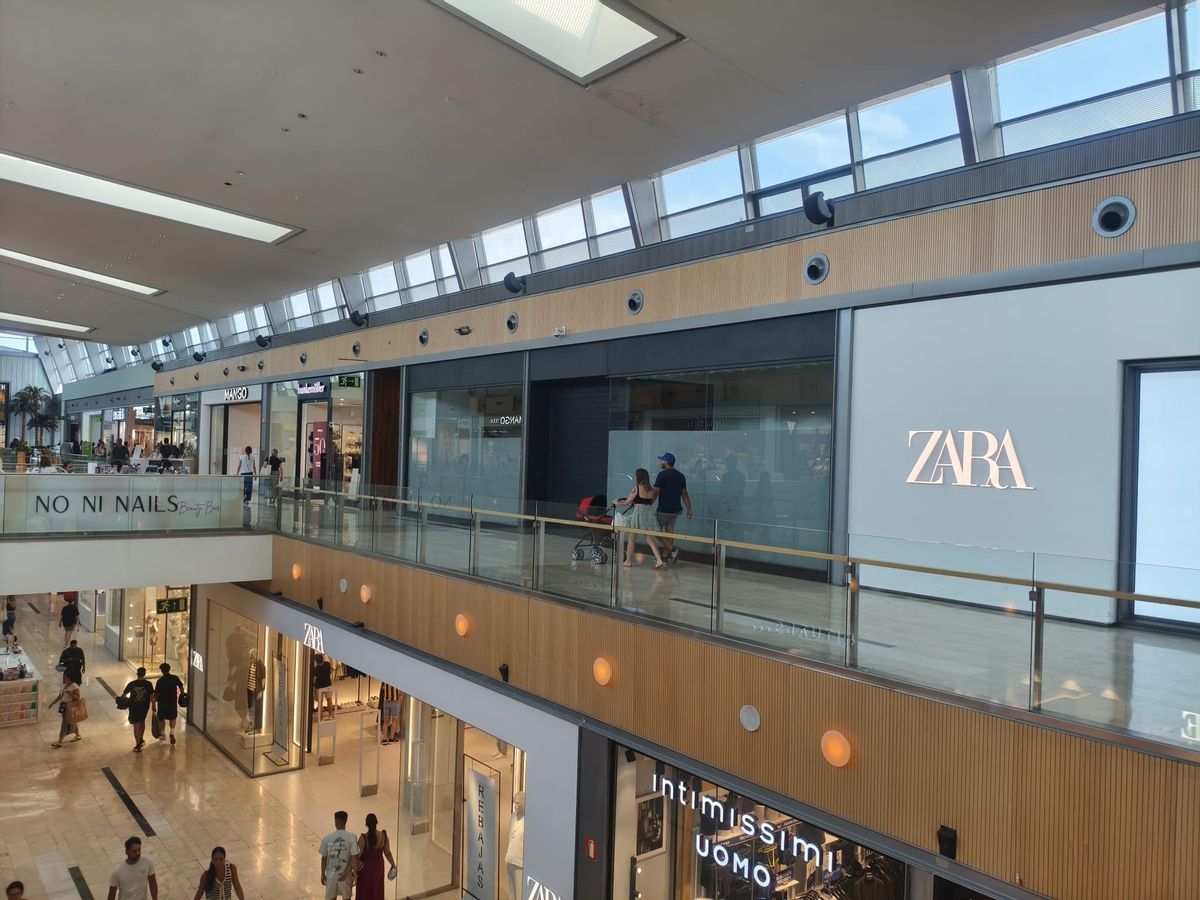 El local, ya vacío, del Zara Home en Puerto Venecia cerró el pasado fin de semana.