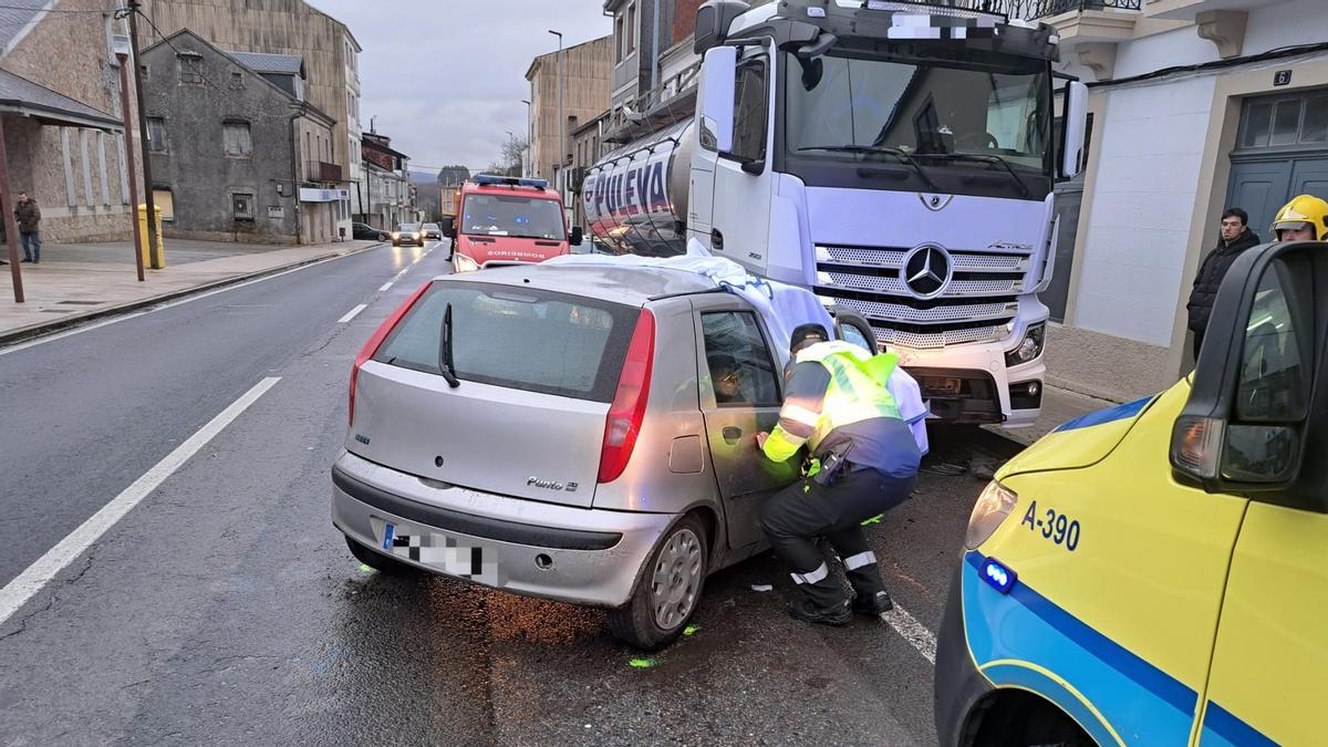 Accidente de tráfico en Antas de Ulla
