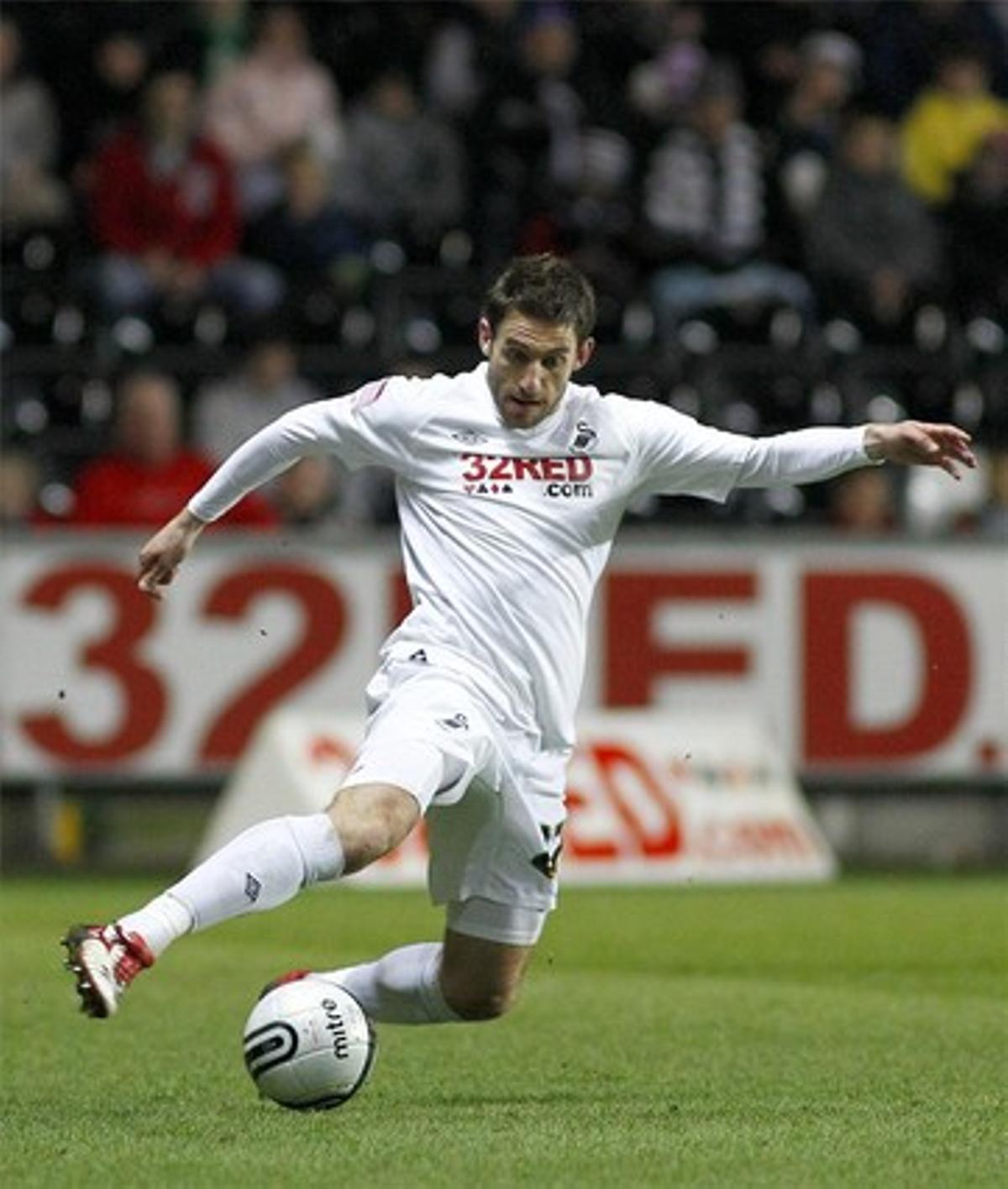 Ángel Rangel, jugador del Swansea. Ángel Rangel, jugador del Swansea.