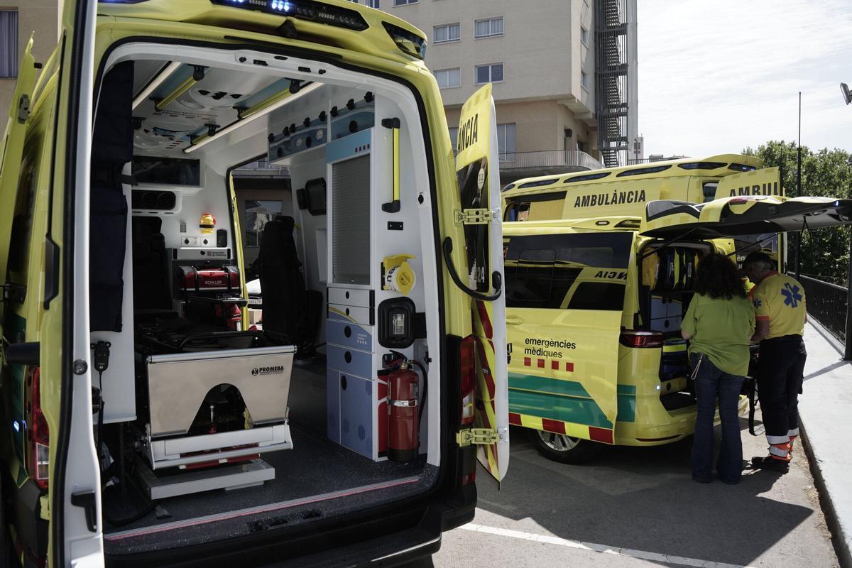 Presentació dels nous models d'ambulàncies a Manresa