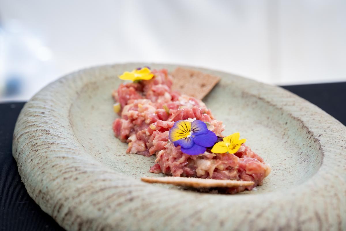T-bone picado a mano de novilla canaria de Güimar.