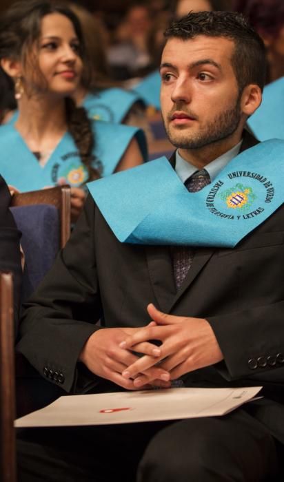 Graduación de la Facutad de Filosofía y Letras en el Auditorio