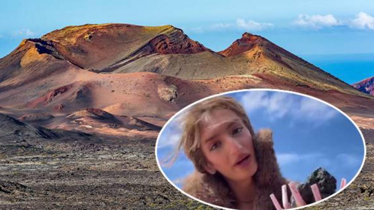 Influencer desata la polémica en Lanzarote por llevarse “un cacho de volcán” de recuerdo