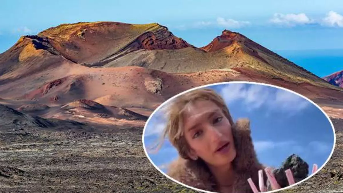 Cabreo por el vídeo de una influencer en Lanzarote: “Me llevo de recuerdo un cacho de volcán”