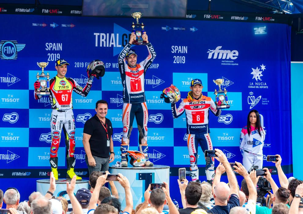 Bou se luce en el Mundial de Trial de La Nucía.