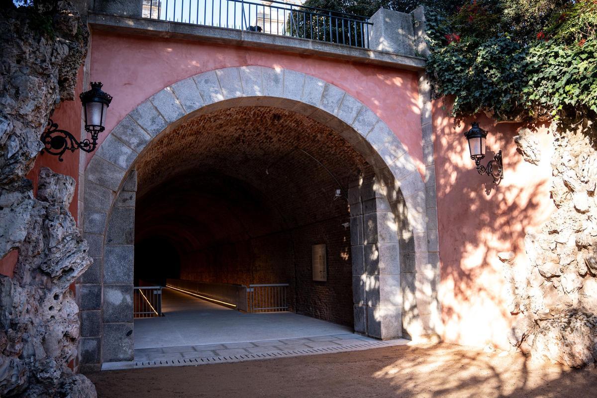 Patrimonio Nacional se ha encargado de la restauración del Túnel de Bonaparte.