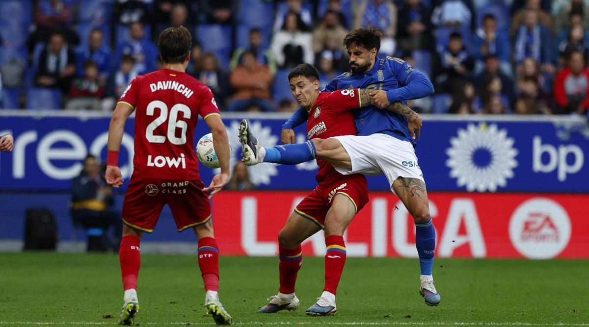 EN IMÁGENES: El Real Oviedo recibe al Getafe en el Tartiere