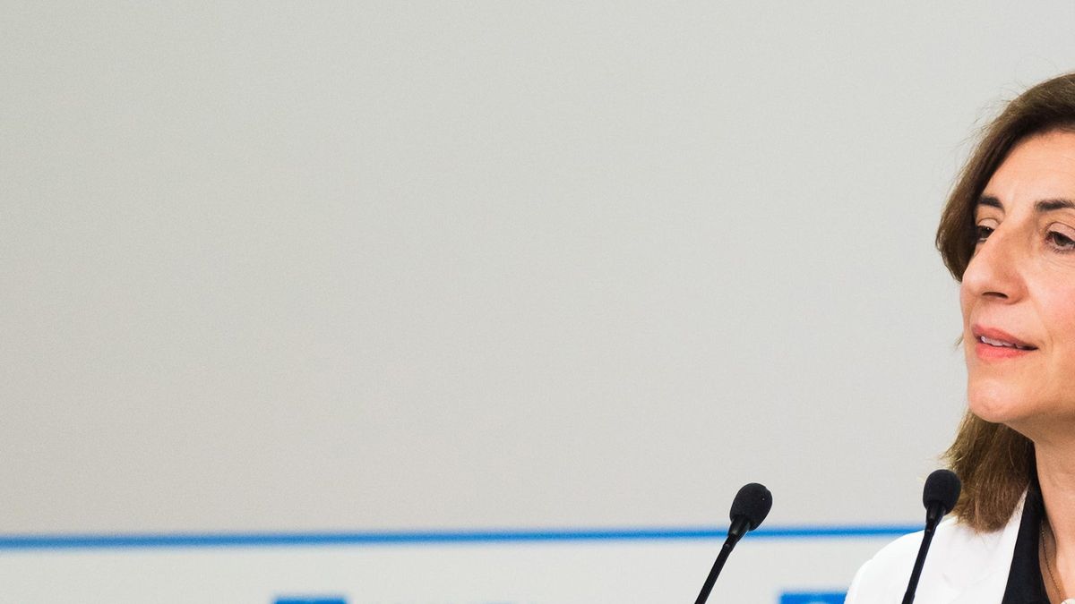 Ángeles Vázquez durante una rueda de prensa posterior al Consello de la Xunta