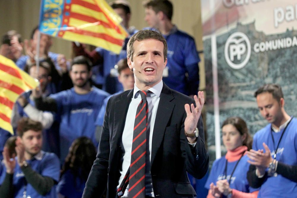 Pablo Casado proclama a los candidatos de la C. Valenciana