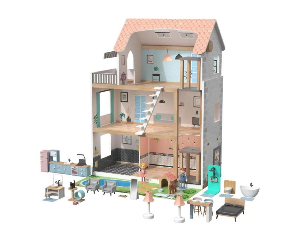 Casita de muñecas XXL.