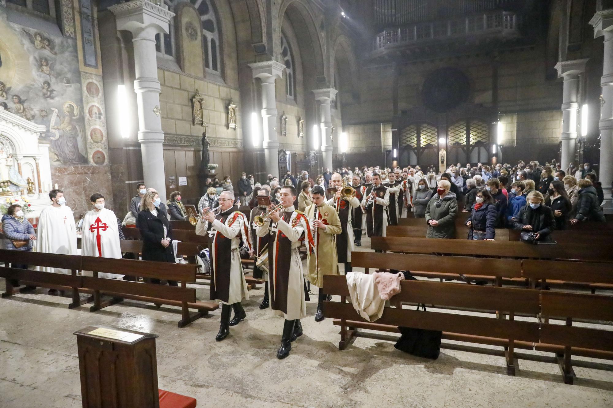 Homenaje musical a la sagrada familia en la Basílica de Gijón