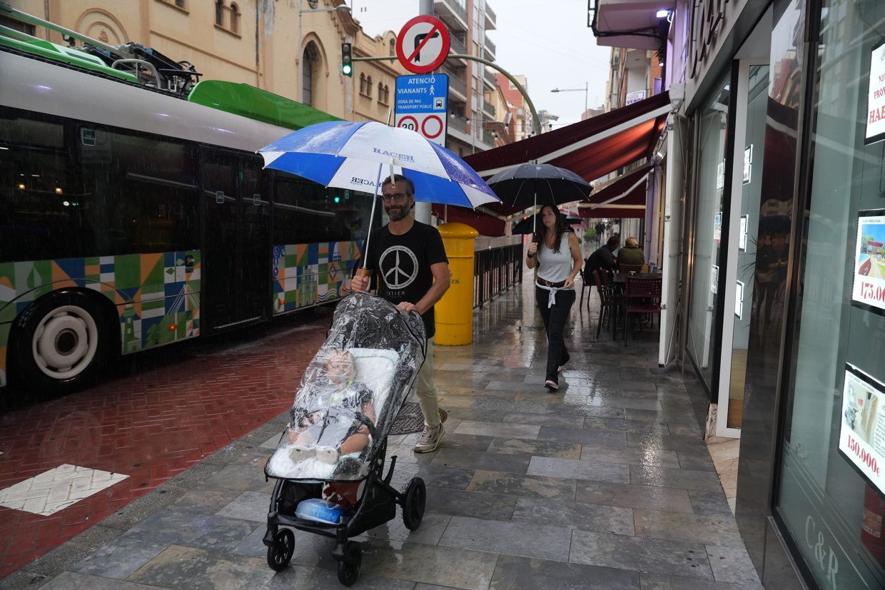 Galería de imágenes: La dana Alice descarga con fuerza en Castelló