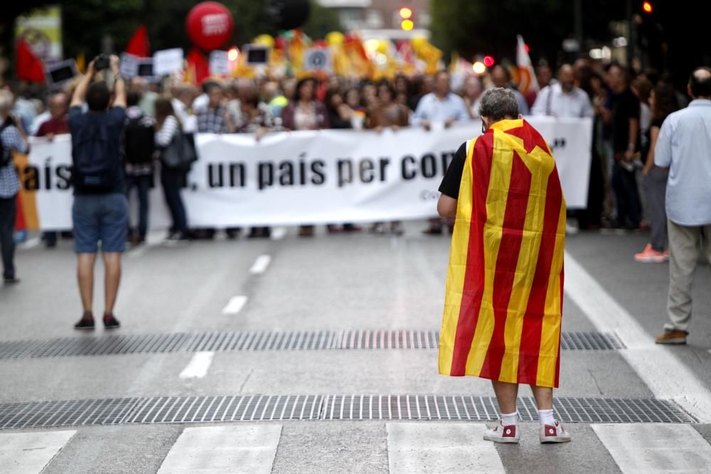 Manifestación de la Comissió 9 d'Octubre