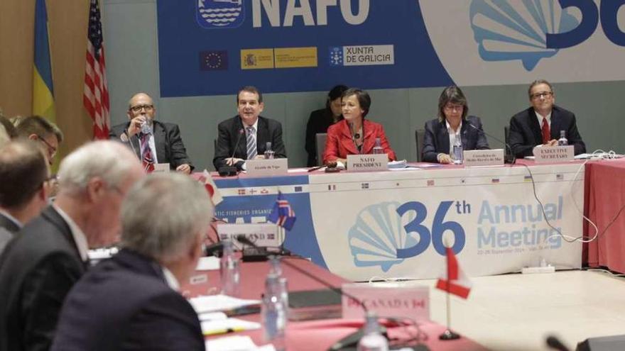 La última reunión de NAFO celebrada en Vigo, en el año 2014. // José Lores