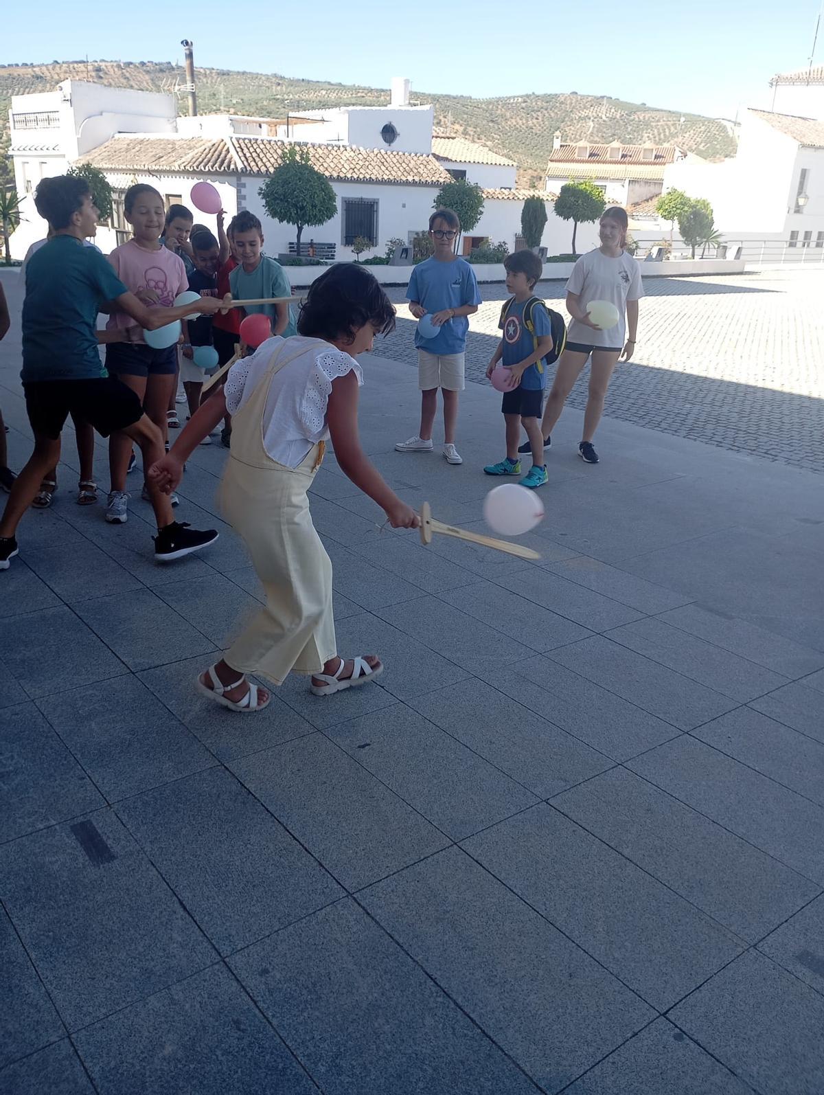 Yincana celebrada en el entorno del Castillo de Baena.