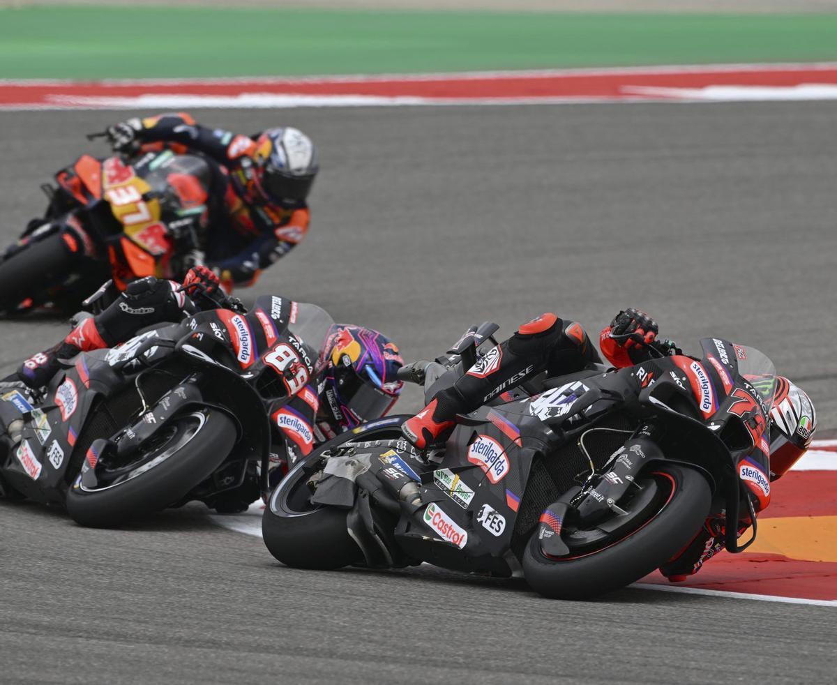 Domini i victòria insultant del millor Bezzecchi a Austin