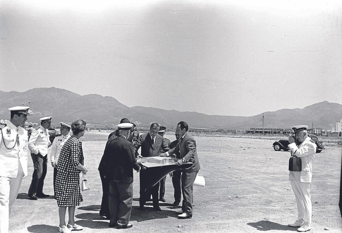 Una visita de Francisco Franco i Carmen Polo a Santa Margarita.