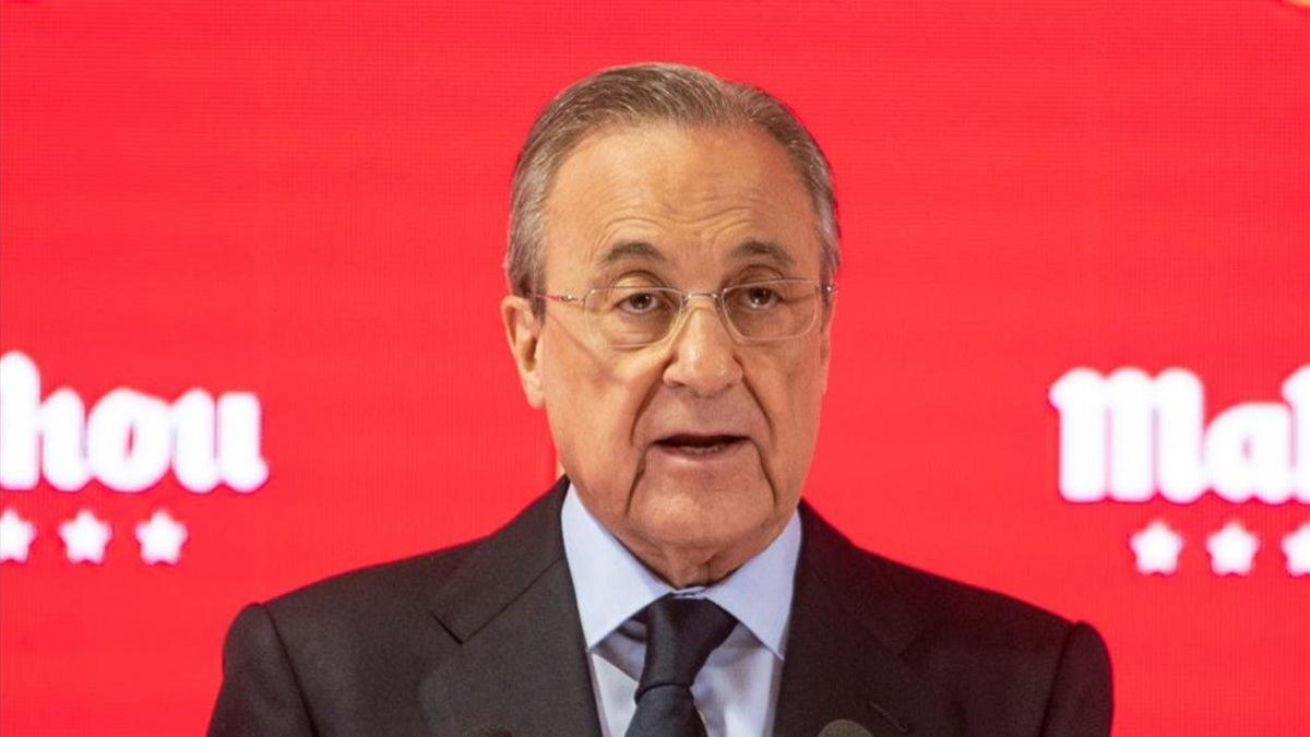 Florentino Pérez, en un acto promocional