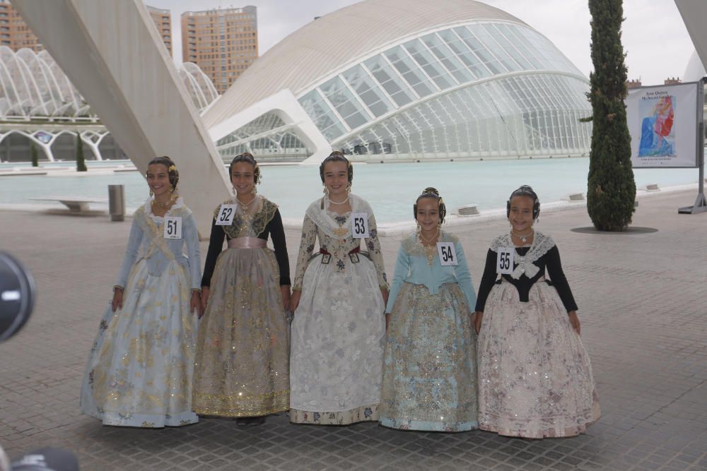 Las candidatas a Fallera Mayor Infantil visitan el Museo Príncipe Felipe