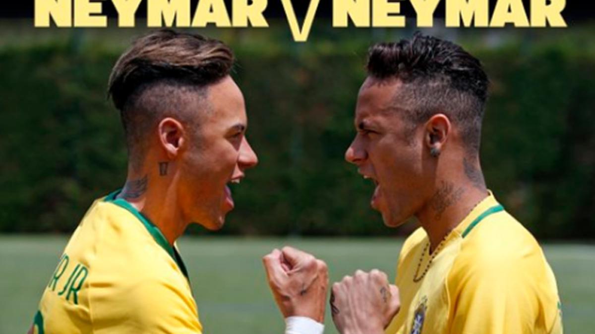 Neymar ya tiene su doble cera