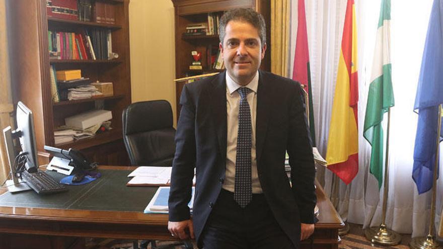 El concejal de Economía del Ayuntamiento de Málaga, Carlos Conde, en una imagen de archivo.