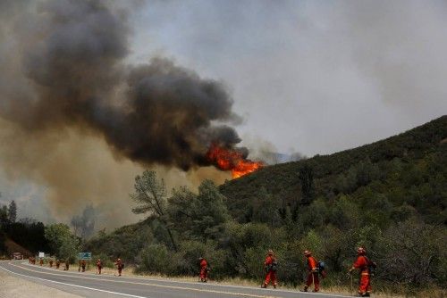 Más de 13.000 personas han sido evacuadas en el estado de California (suroeste de EEUU) por el fuego, que también ha arrasado miles de hectáreas y calcinado decenas de viviendas y donde hasta 21 incendios se mantienen activos en las últimas horas.