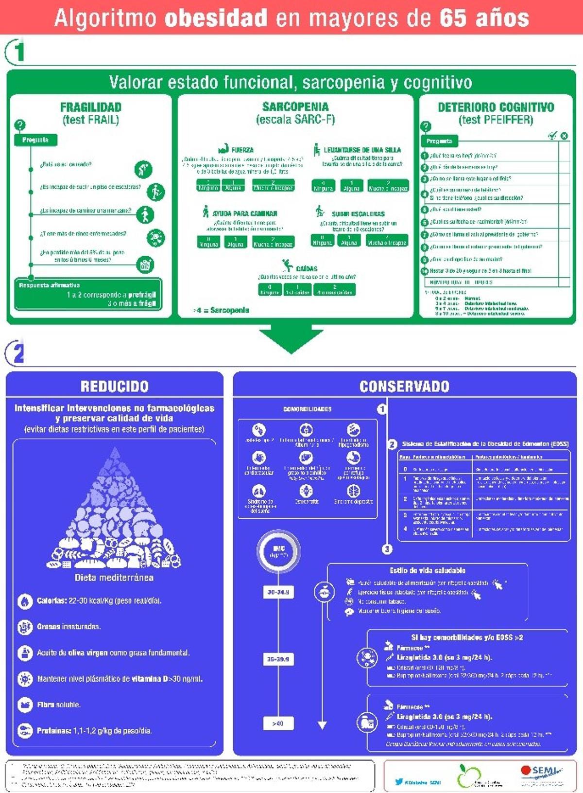 Protocolo de la Sociedad Española de Medicina Interna (SEMI) para tratar la obesidad en mayores de 65 años