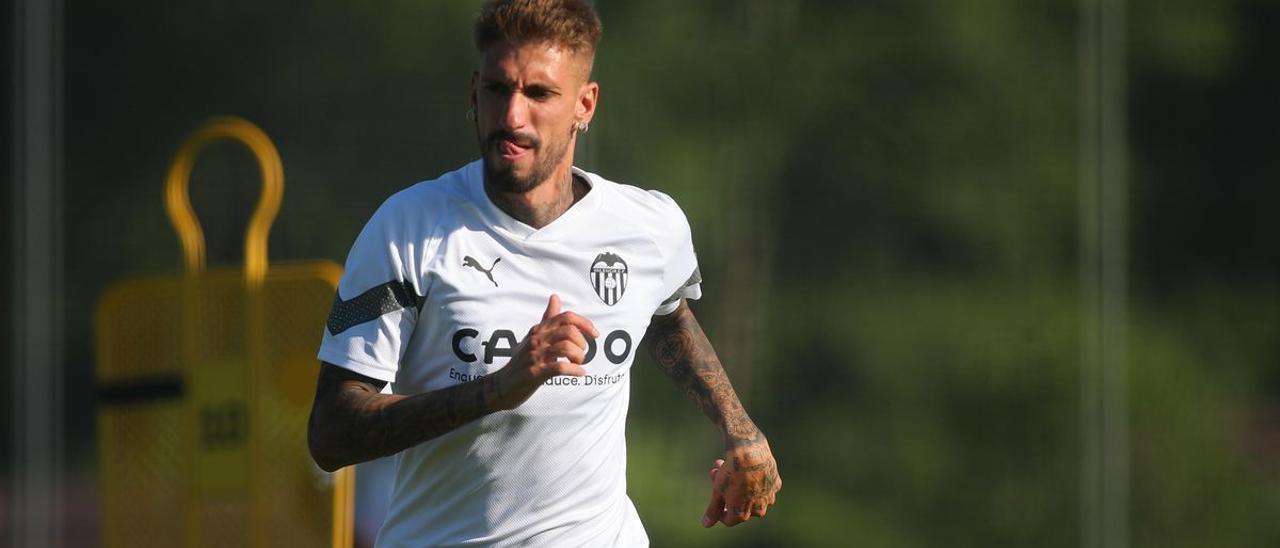 Samu Castillejo, jugador del València CF