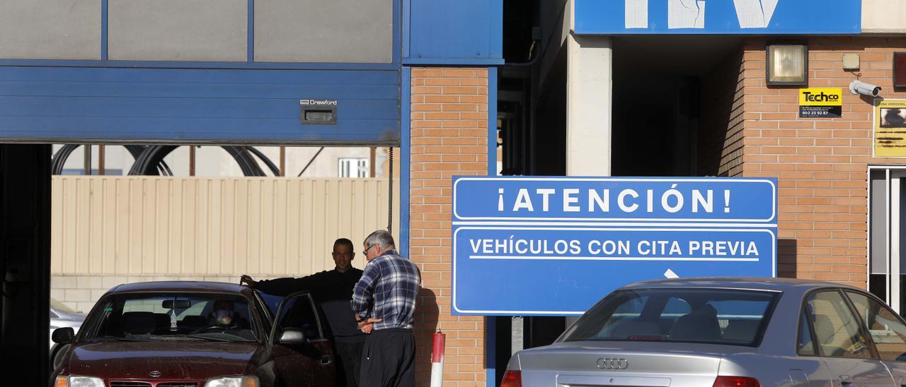 Una estación de Inspección Técnica de Vehículos (ITV) de València, antes de la pandemia.