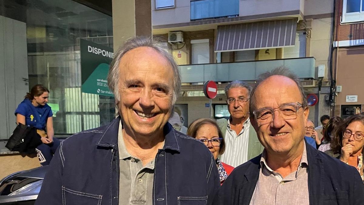 Joan Manuel Serrat y Jaume Collell