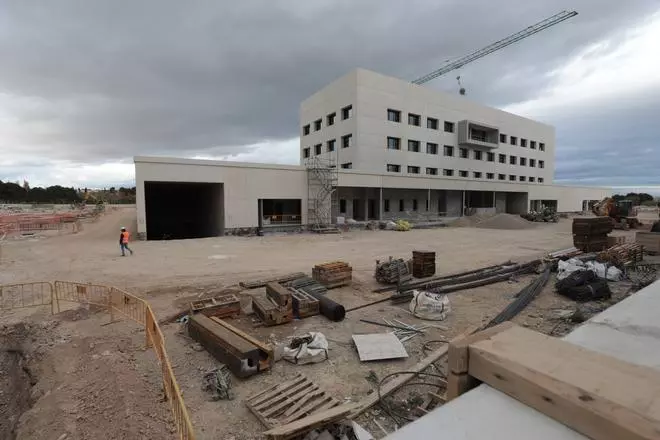 Así están las obras de la nueva Comandancia de la Guardia Civil en Valdespartera