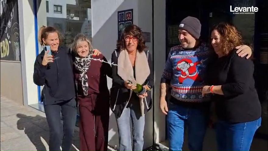 Celebración en la administración de Moraira que ha repartido más de 20 millones de euros