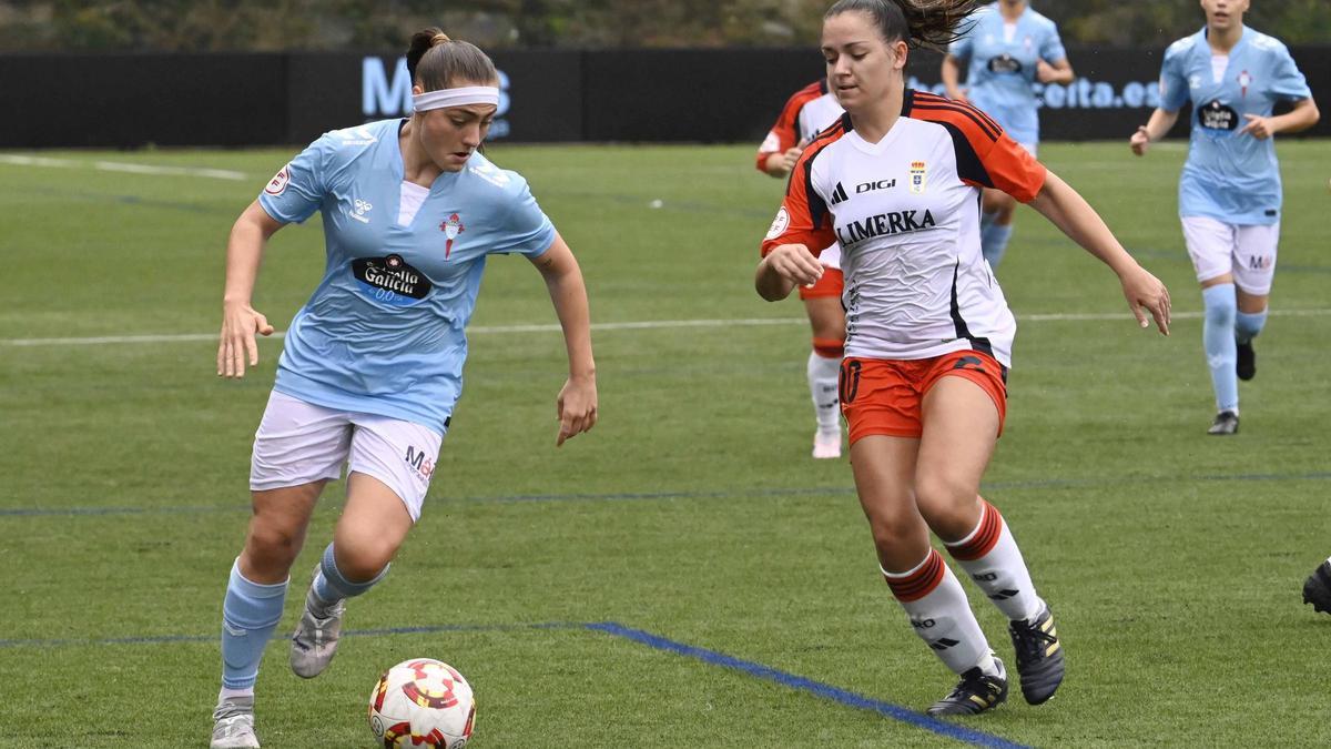 Imagen correspondiente al partido entre As Celtas y el Oviedo B