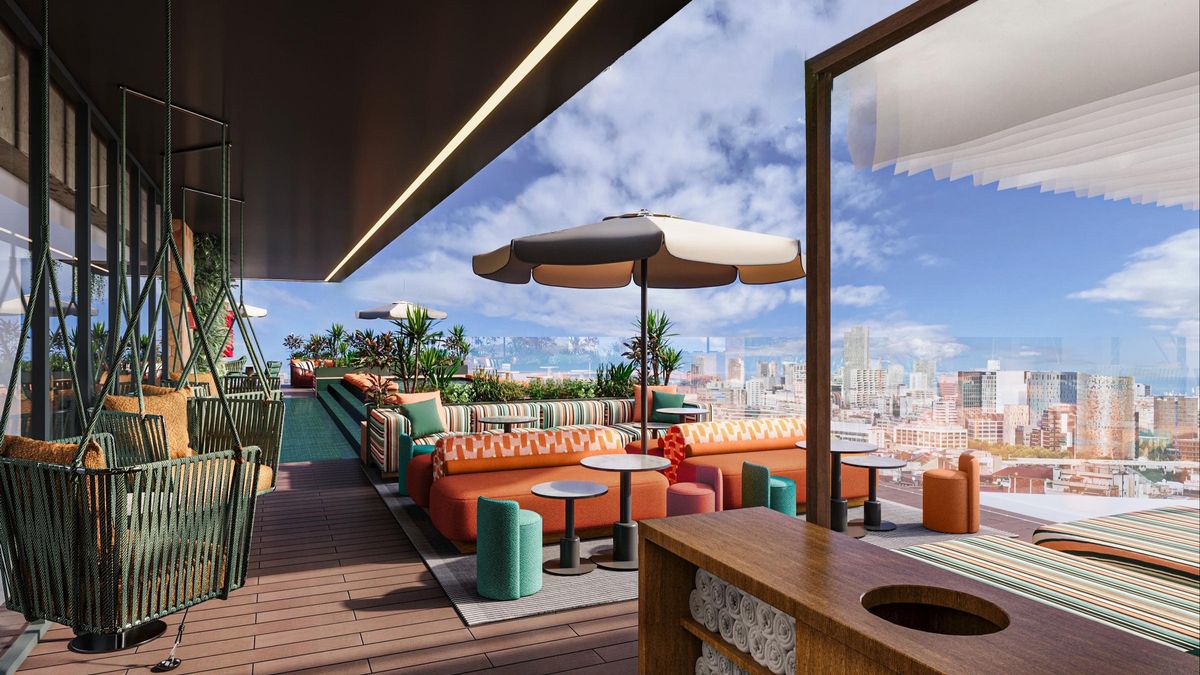El hotel The Social Hub estrena terraza de inspiración mexicana y asequible en el Poblenou de Barcelona
