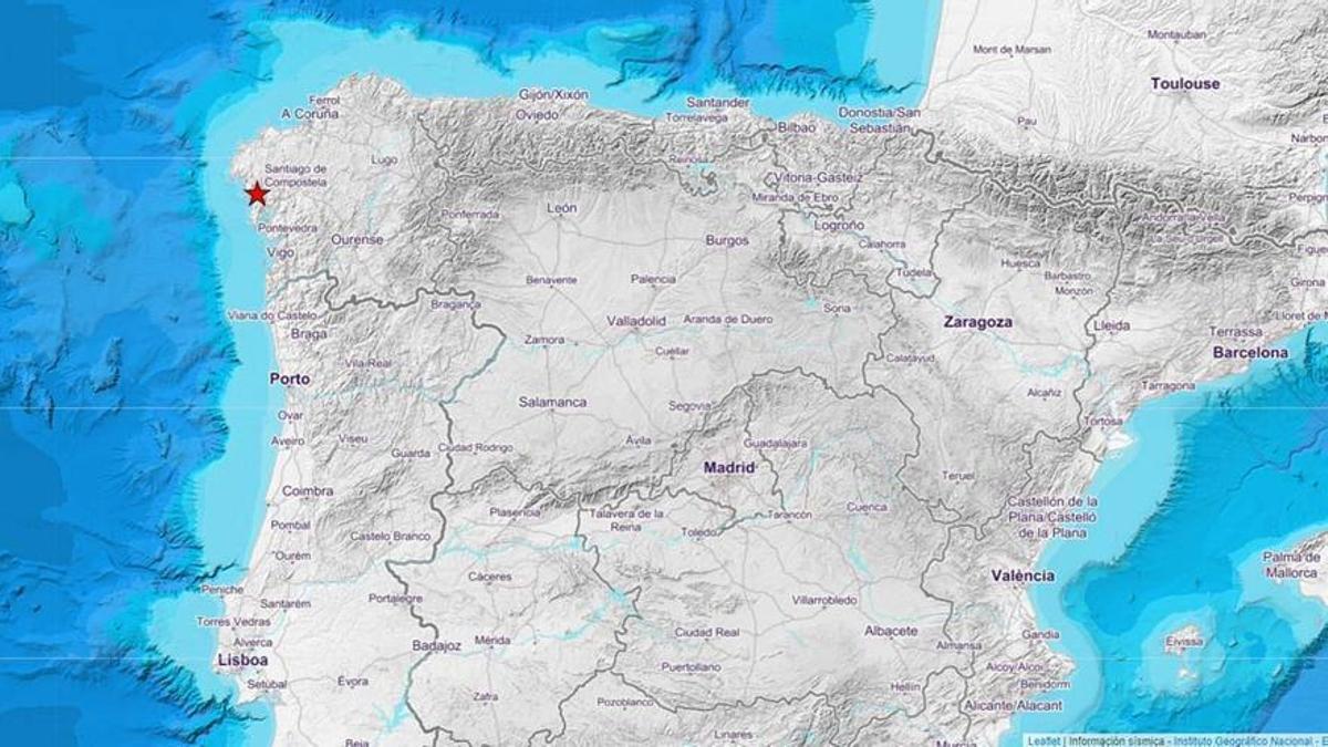 Galicia ha registrado cinco terremotos en los últimos tres días