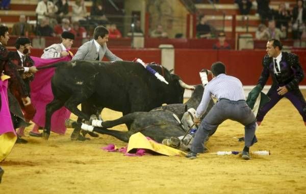 Vaquillas y rejones en la Feria San Jorge